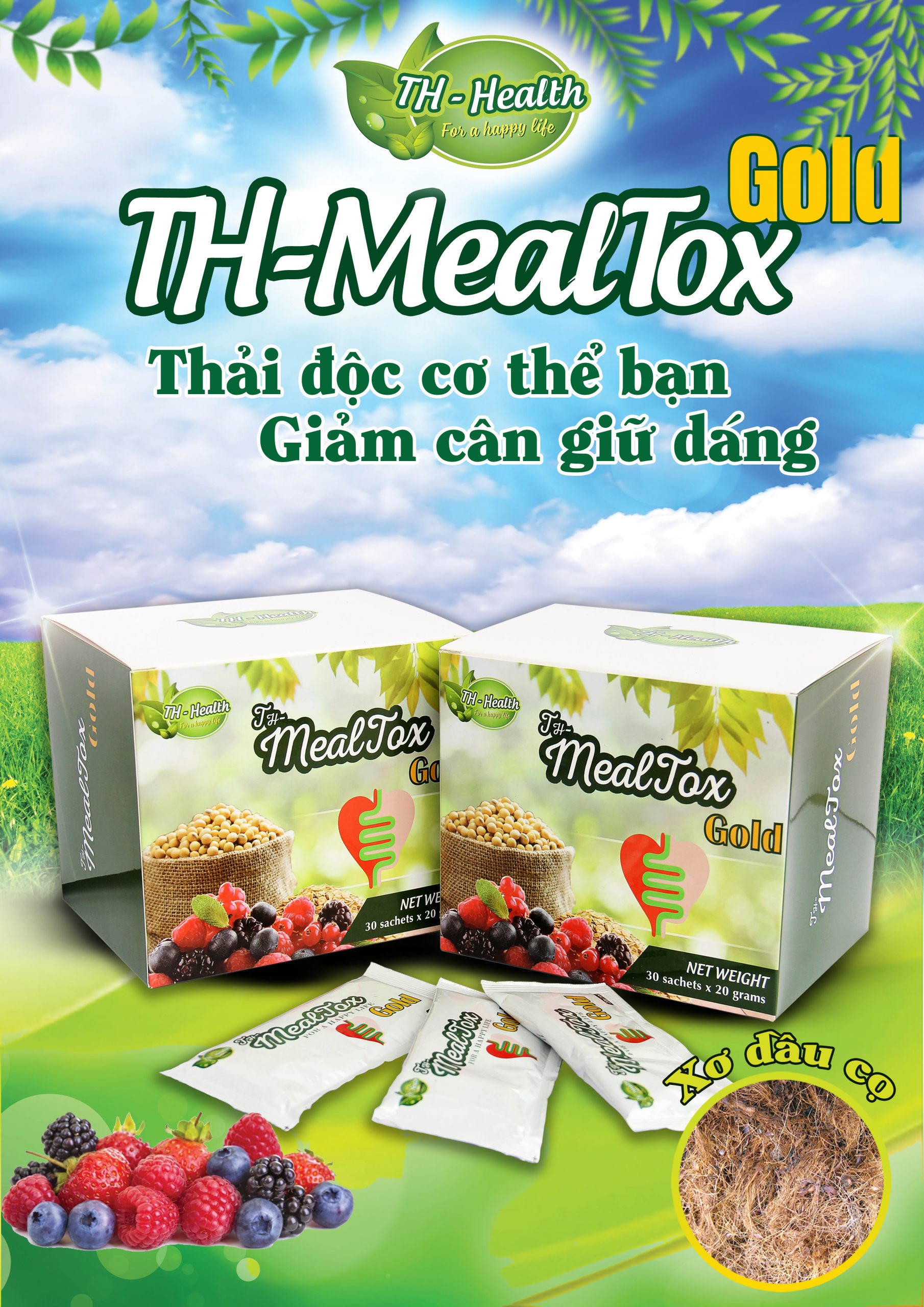 Thực phẩm bảo vệ sức khỏe TH-Mealtox GOLD